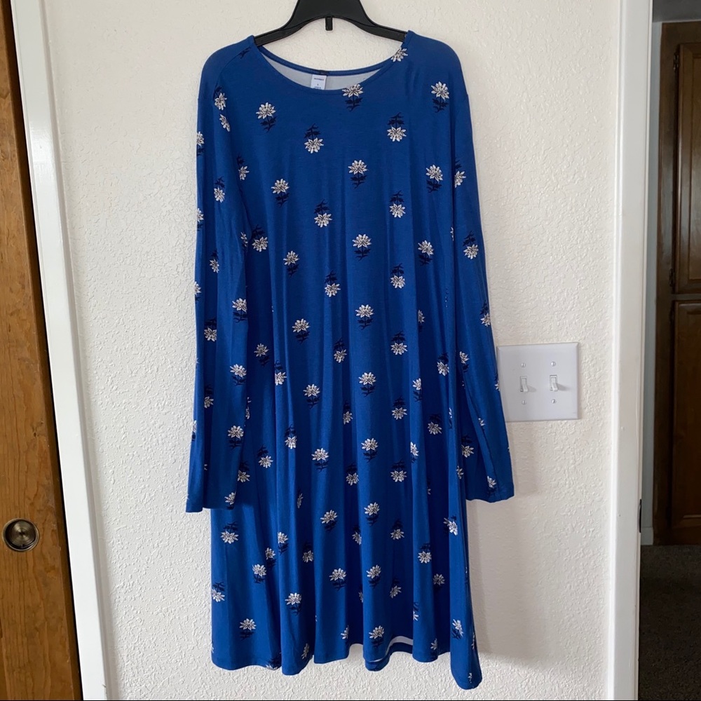 Blue Floral Dress